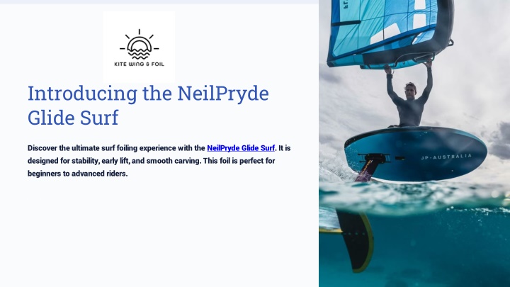 introducing the neilpryde glide surf