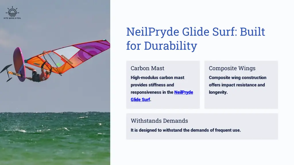 neilpryde glide surf built for durability