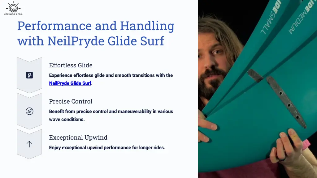 performance and handling with neilpryde glide surf