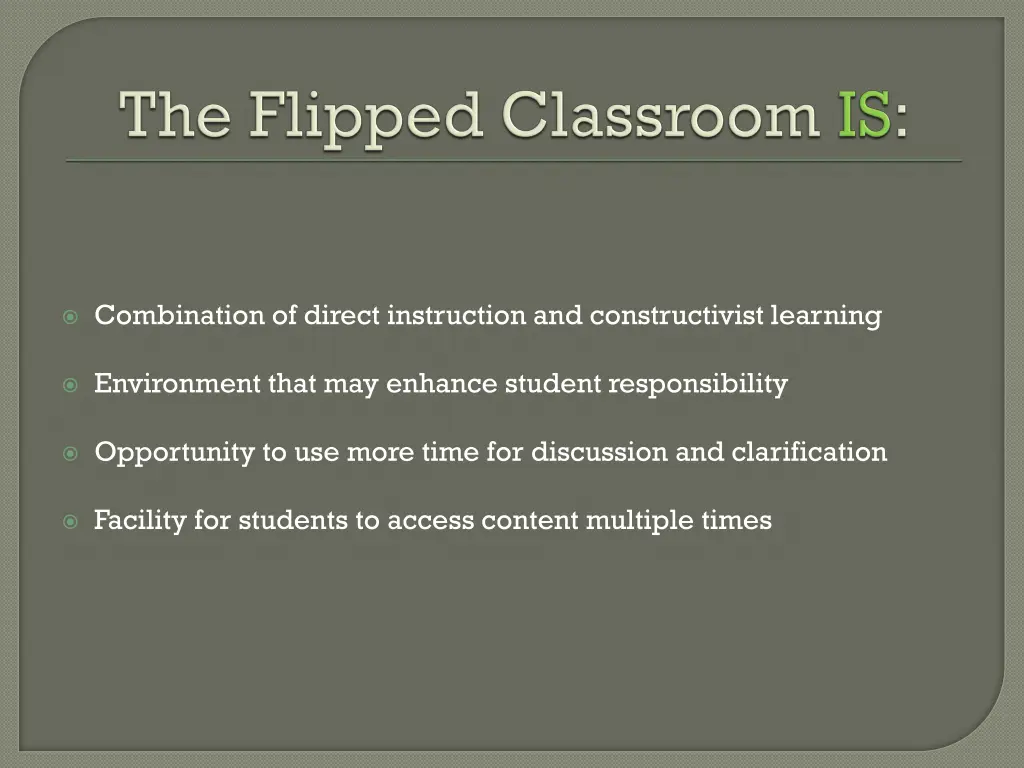 combination of direct instruction