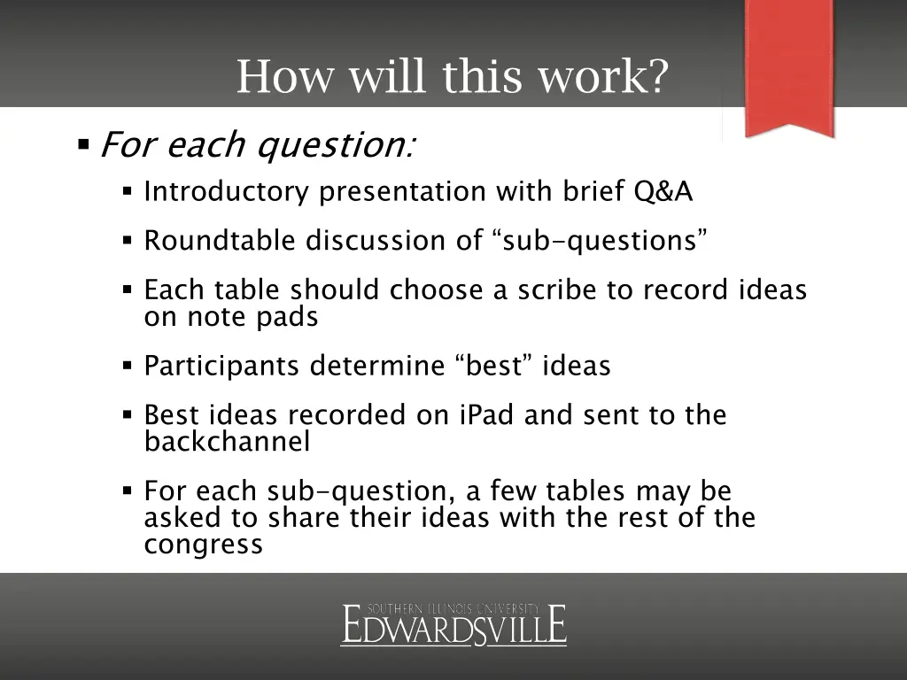 how will this work for each question introductory