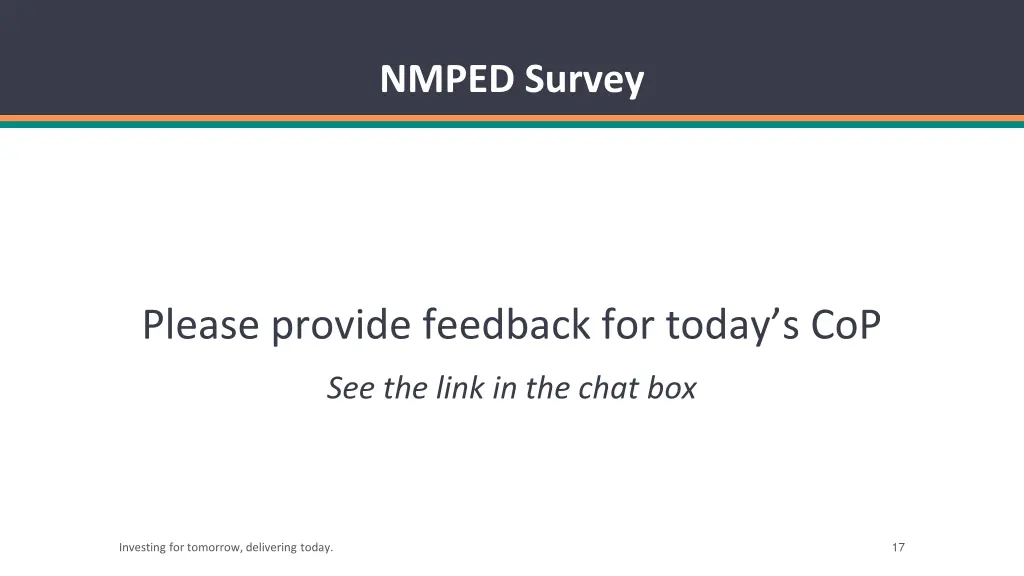 nmped survey