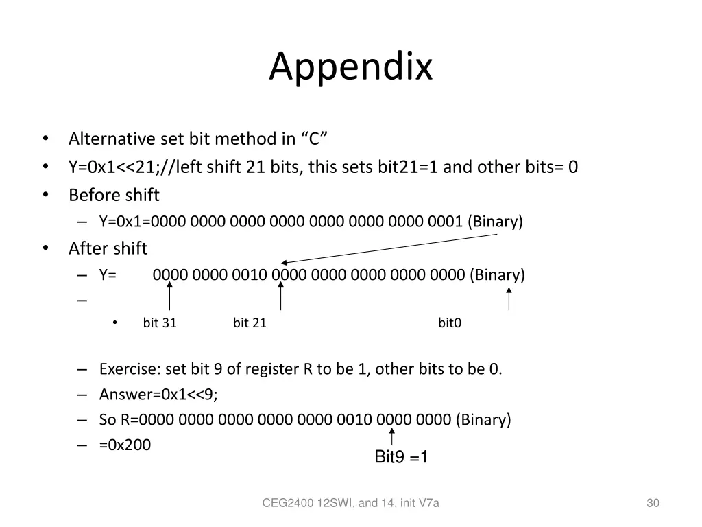 appendix