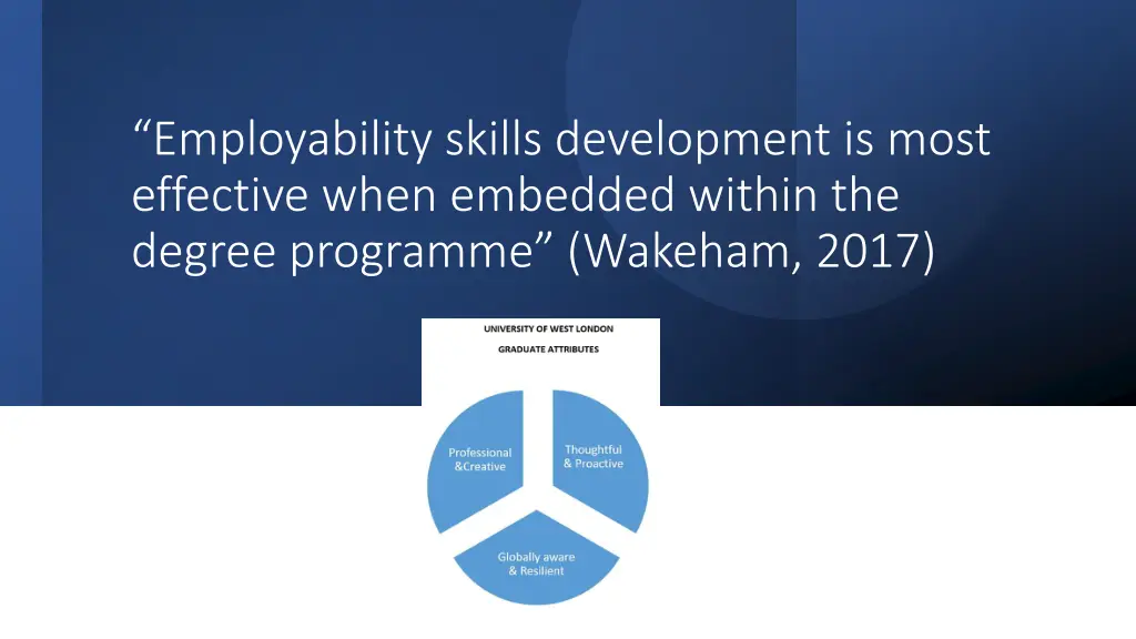 employability skills development is most