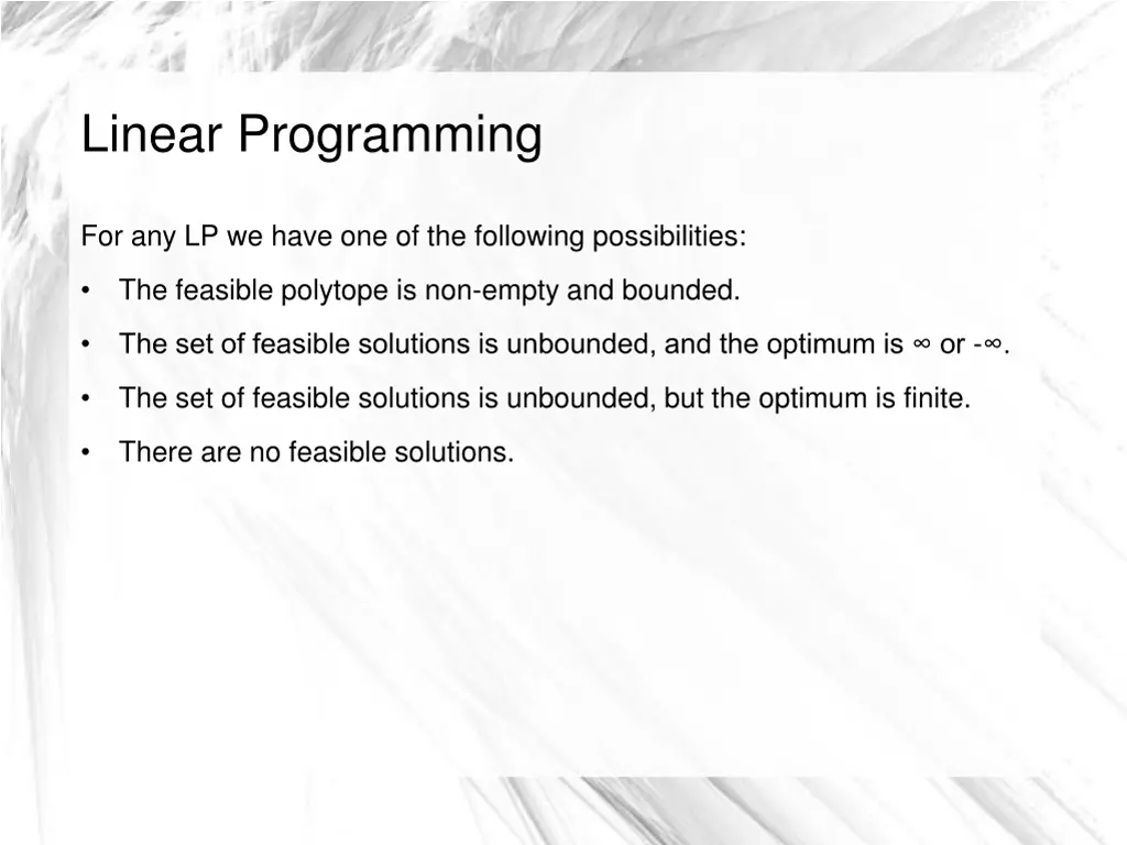 linear programming 2