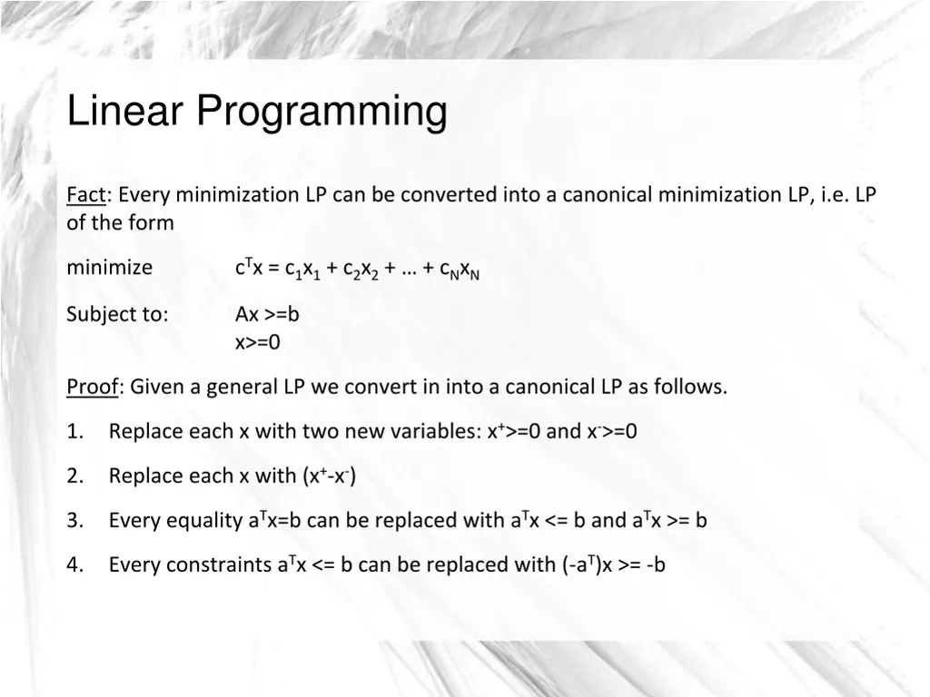 linear programming 4