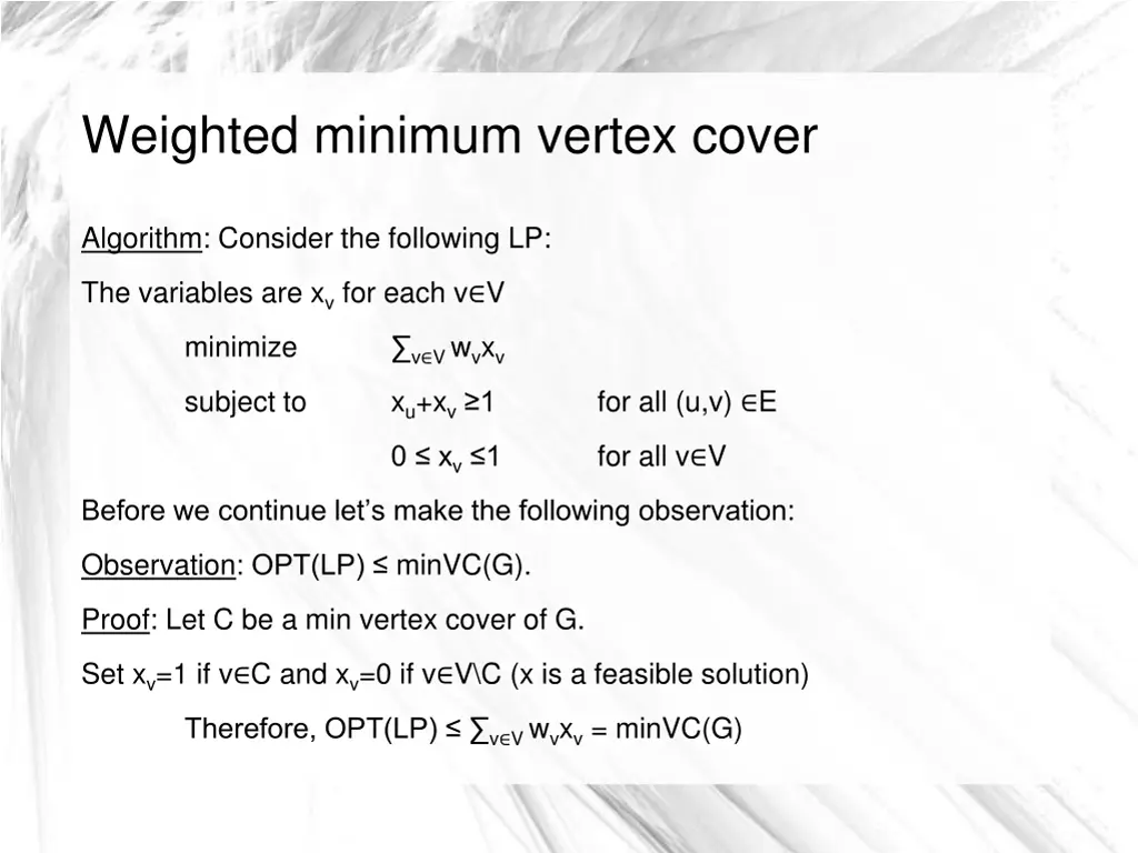 weighted minimum vertex cover 3