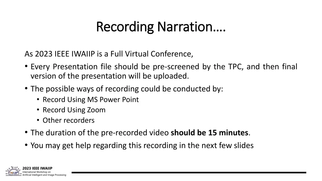 recording narration recording narration