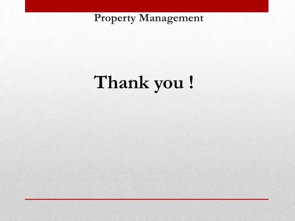 property management