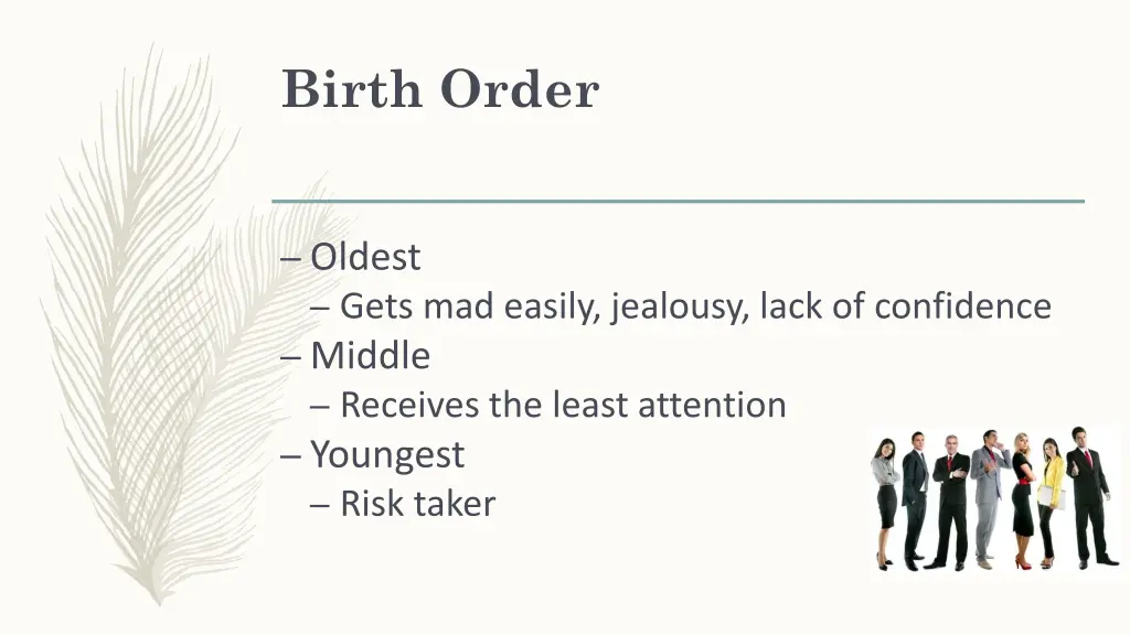 birth order