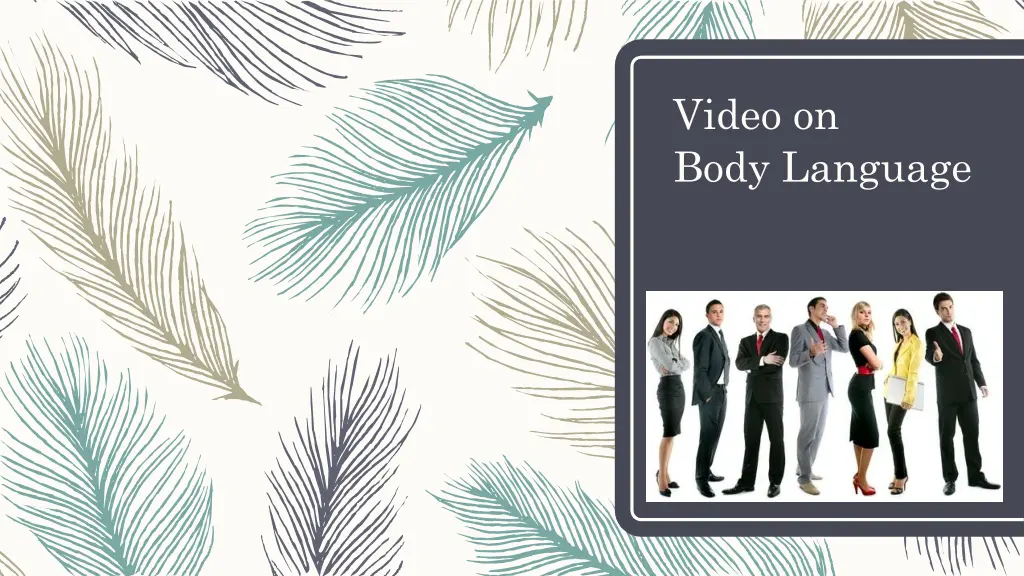 video on body language