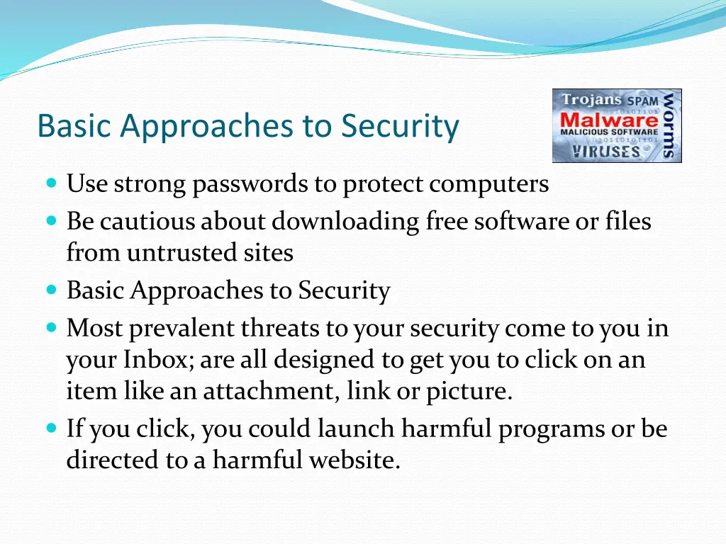 basic approaches to security 1