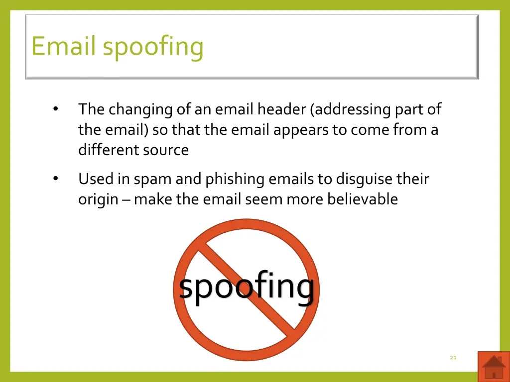 email spoofing