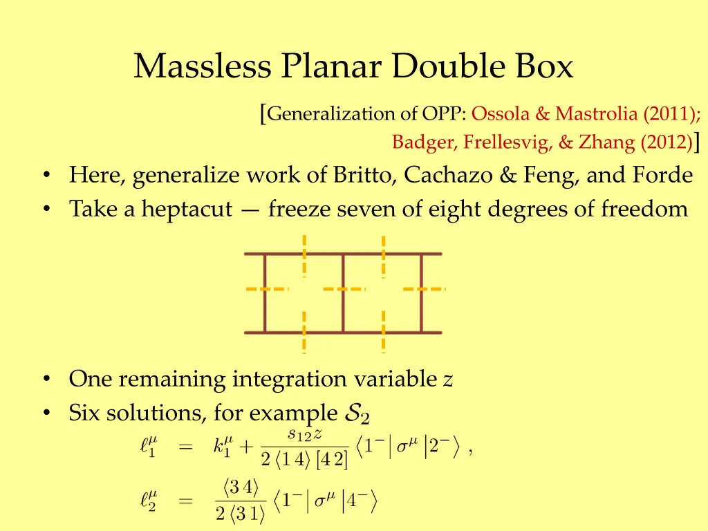 massless planar double box