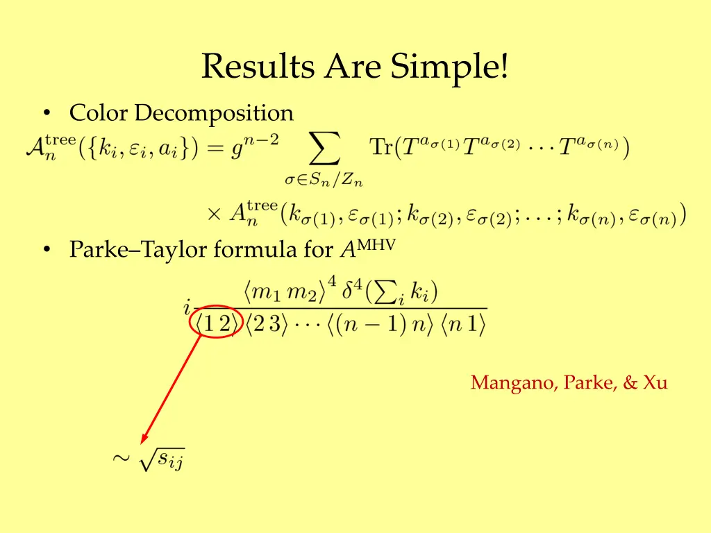 results are simple