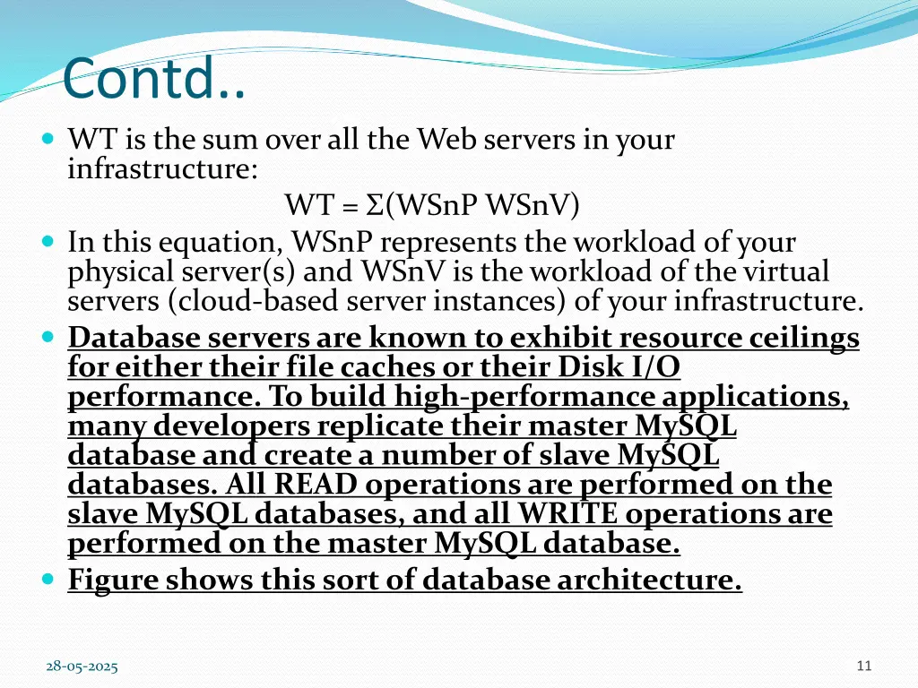 contd wt is the sum over all the web servers