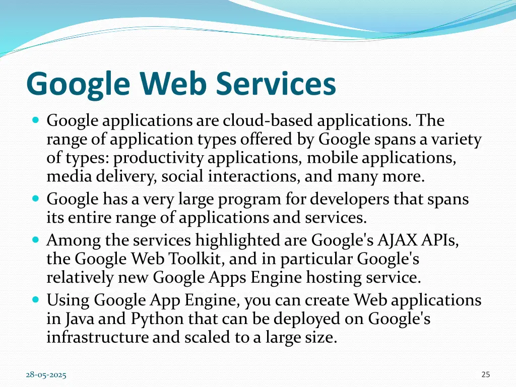 google web services