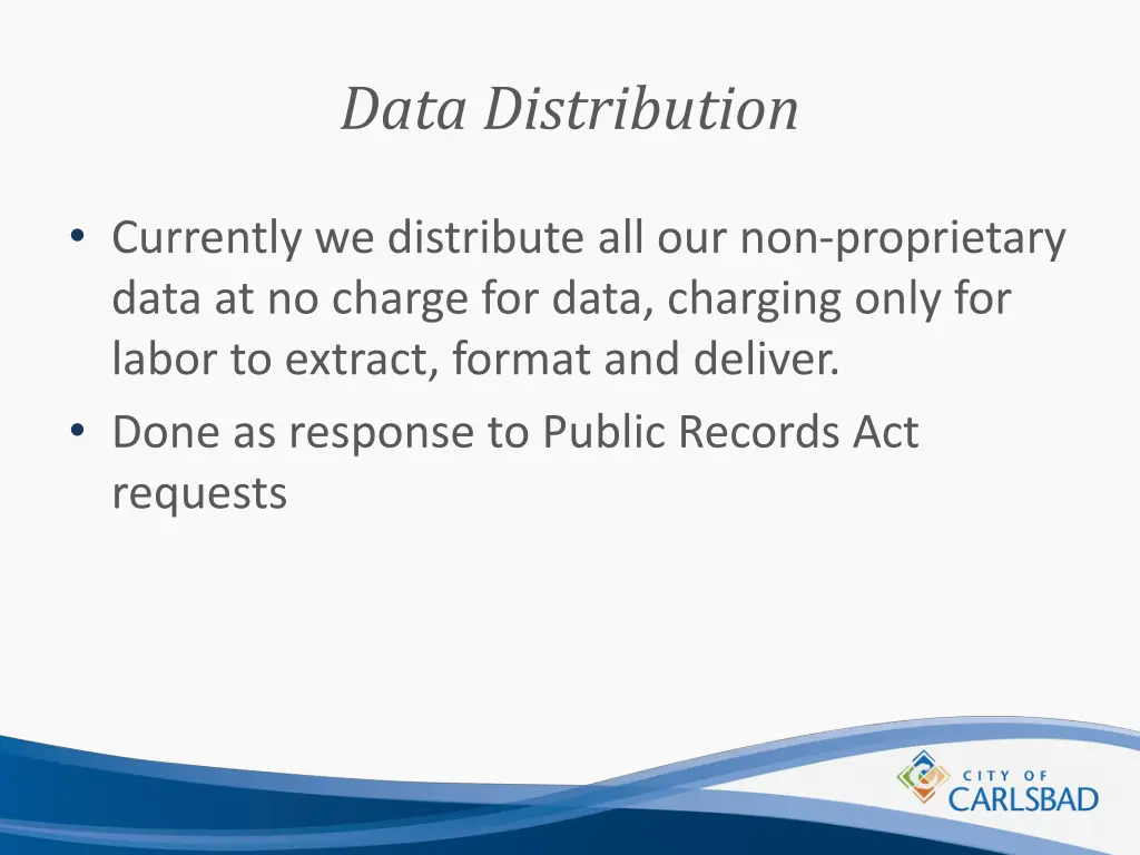 data distribution