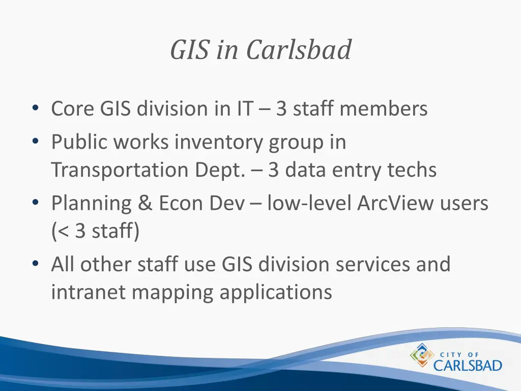 gis in carlsbad