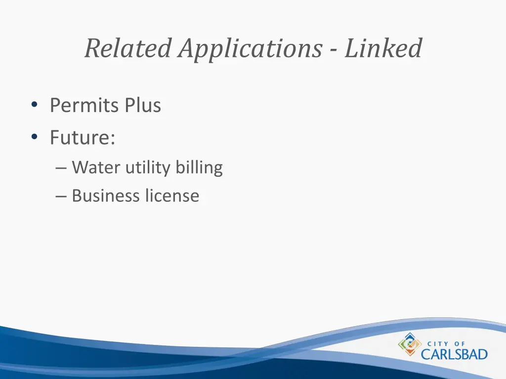 related applications linked