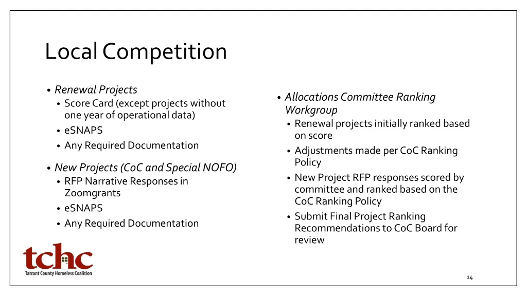 local competition