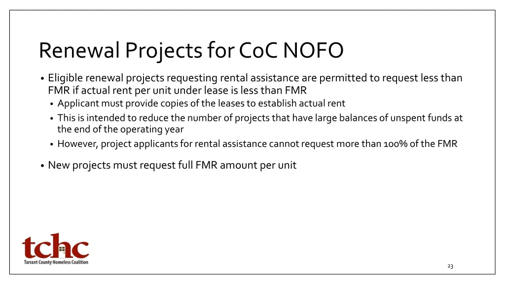 renewal projects for coc nofo