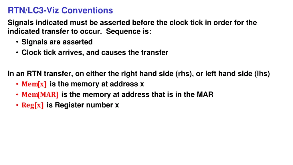 rtn lc3 viz conventions signals indicated must