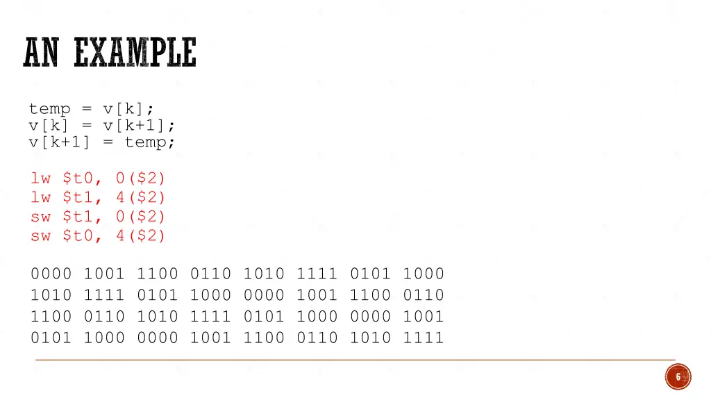 an example
