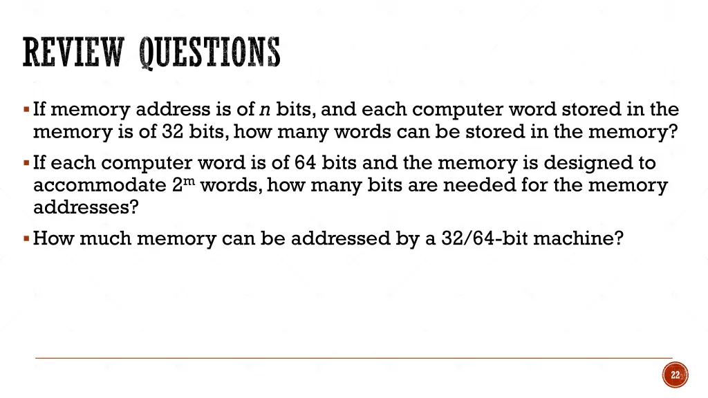 review questions