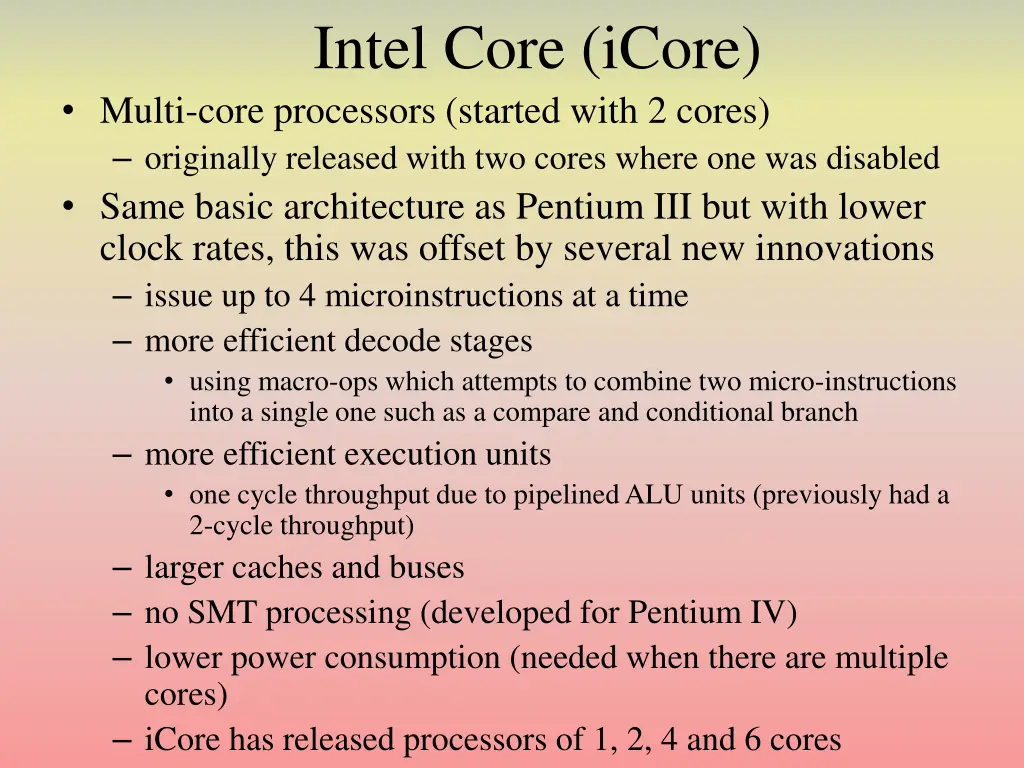 intel core icore