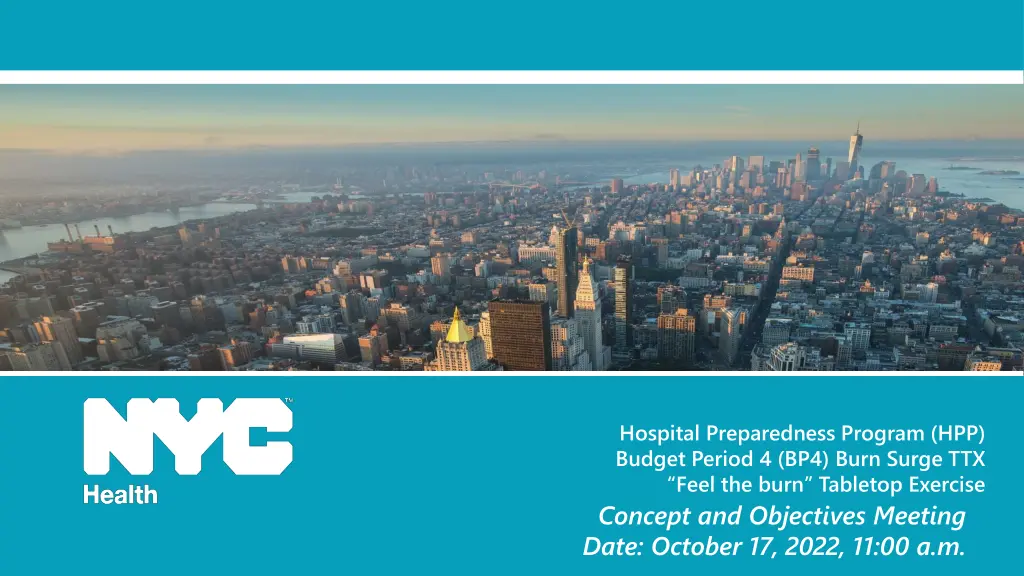 hospital preparedness program hpp budget period