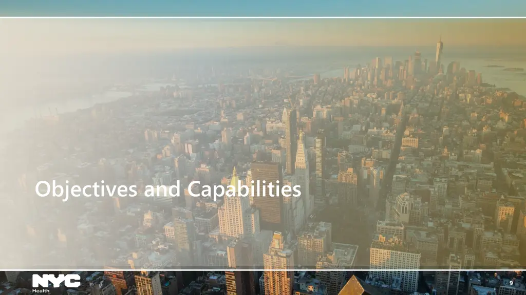 objectives and capabilities