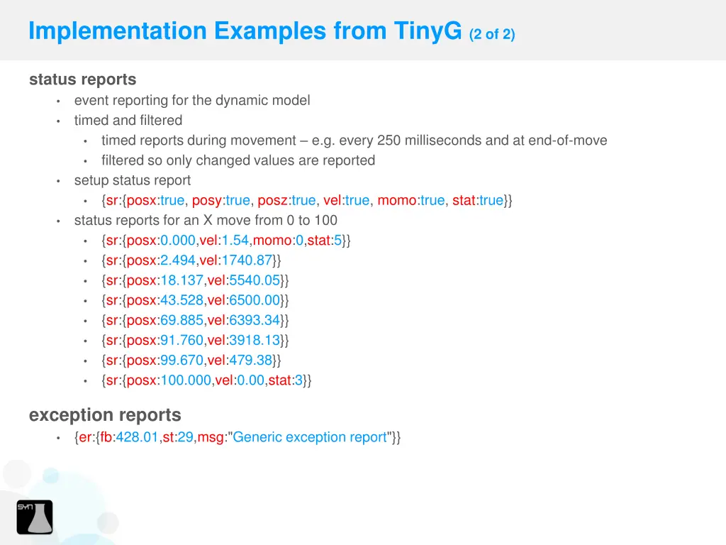implementation examples from tinyg 2 of 2