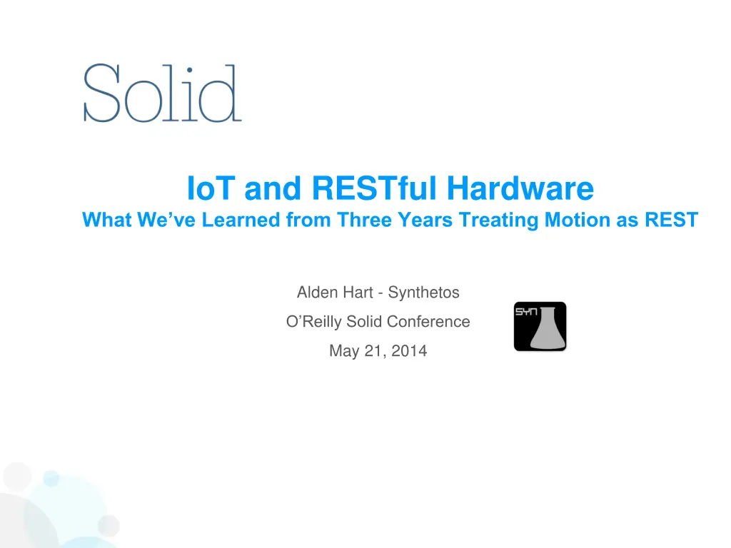 iot and restful hardware what we ve learned from