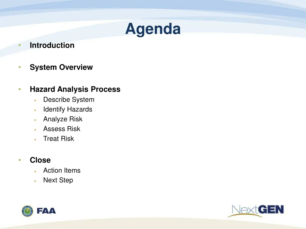 agenda