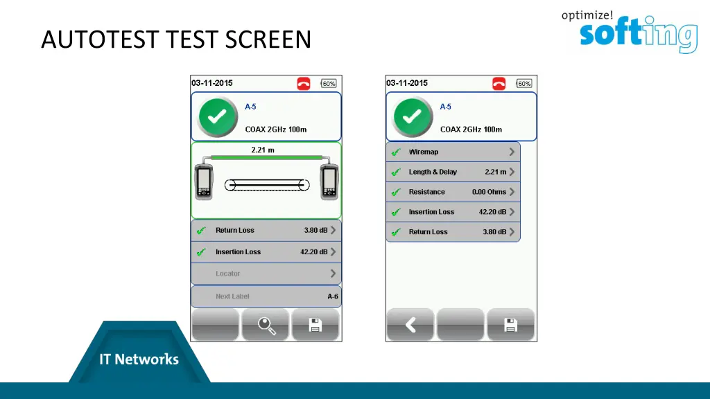 autotest test screen