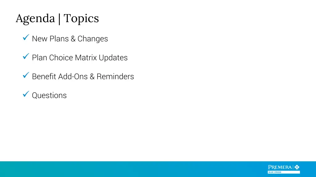 agenda topics