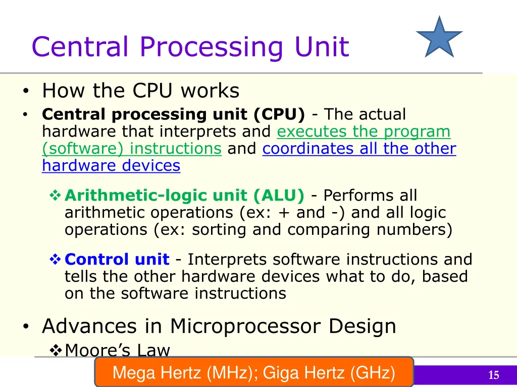 central processing unit