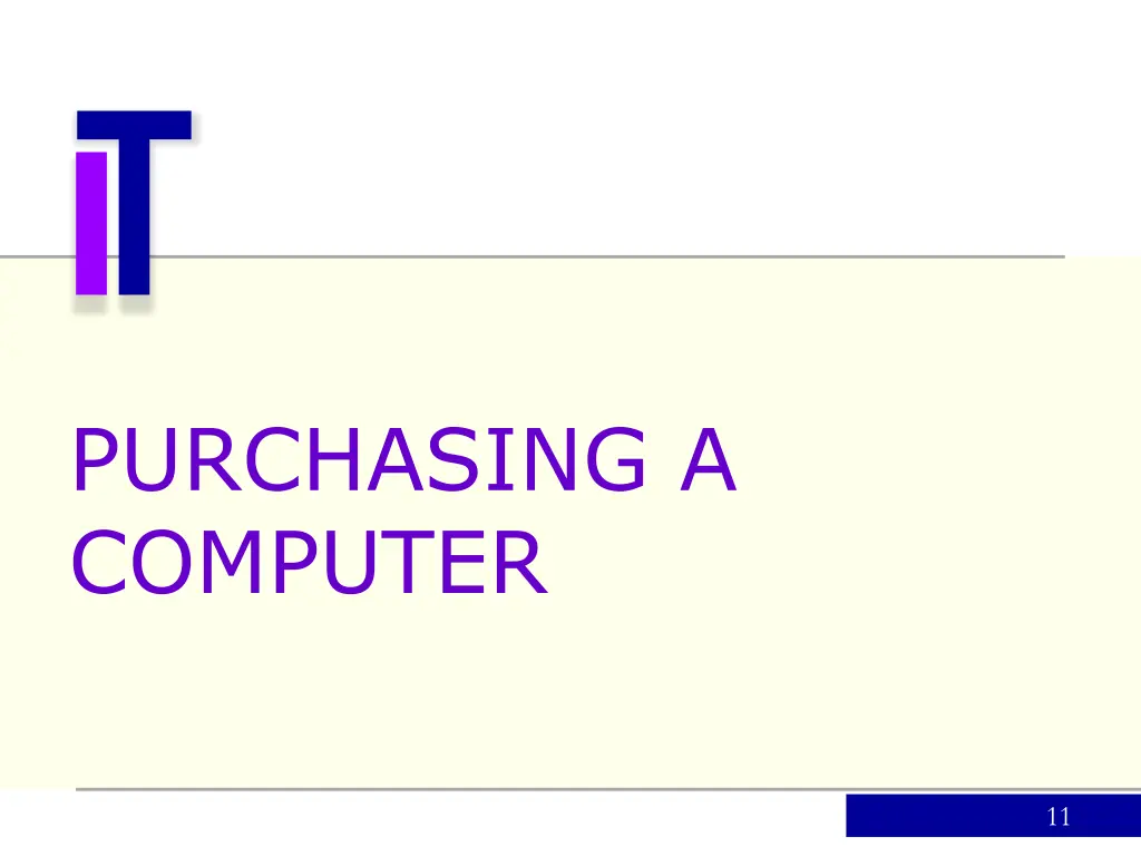 purchasing a computer