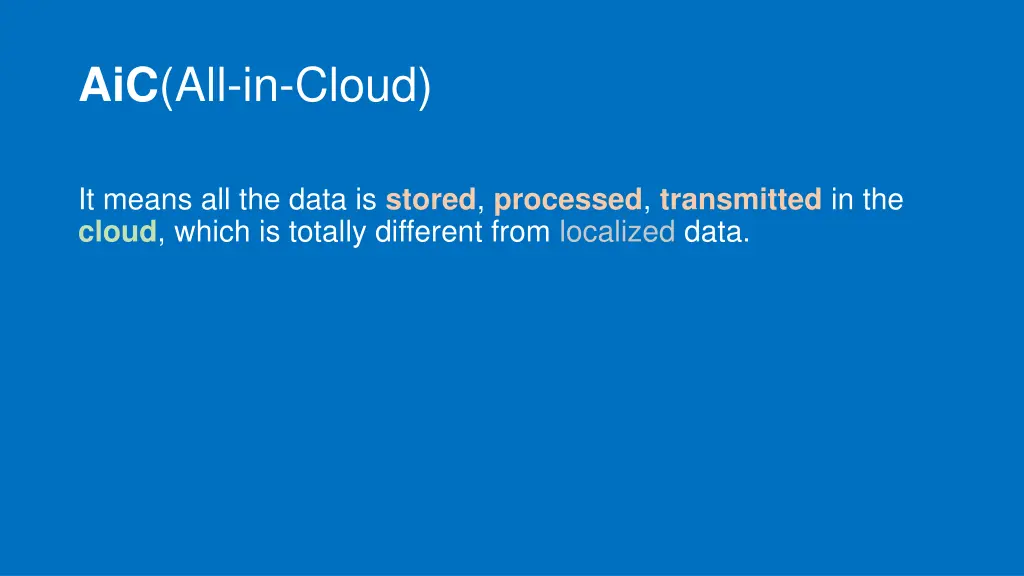 aic all in cloud