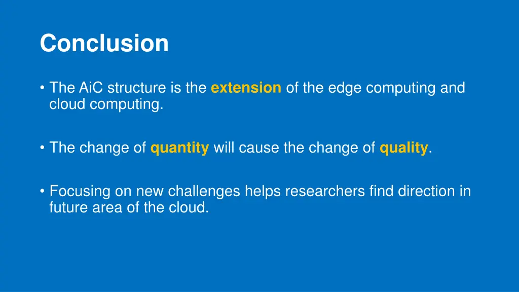 conclusion 1