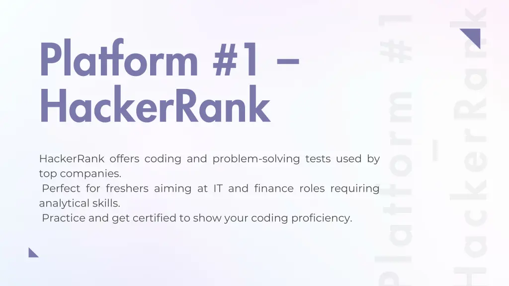 platform 1 hackerrank
