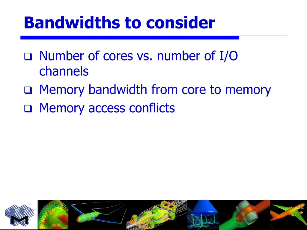 bandwidths to consider