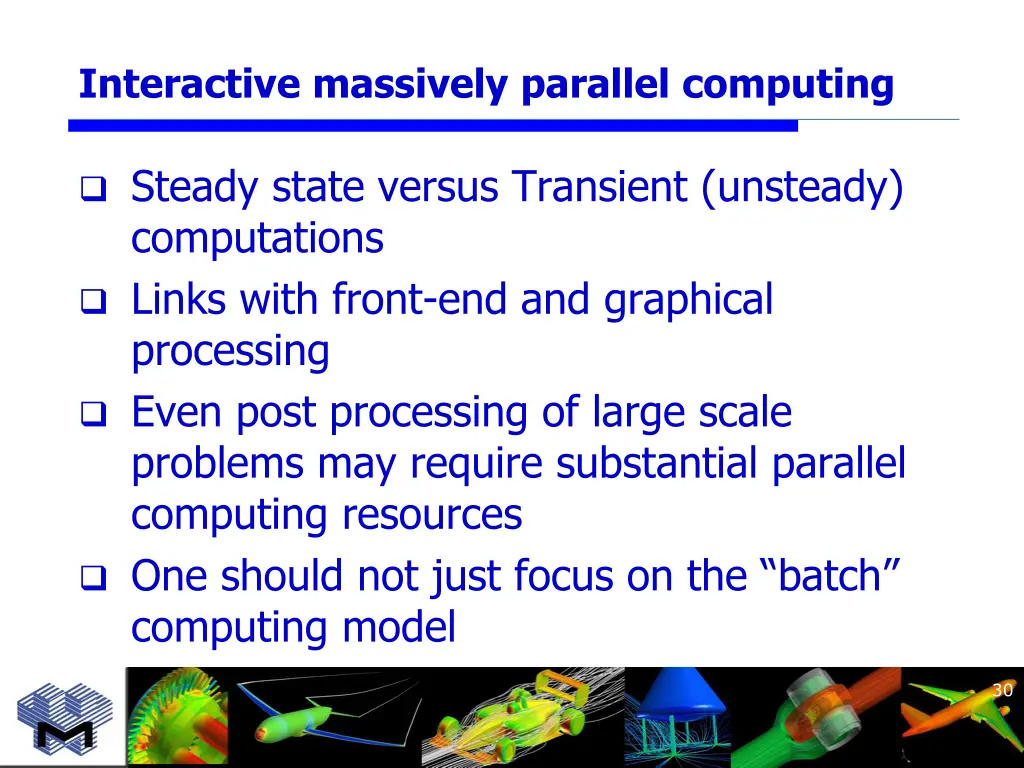 interactive massively parallel computing