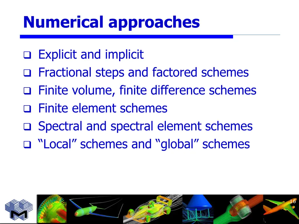 numerical approaches
