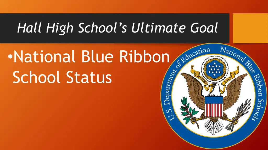 hall high school s ultimate goal