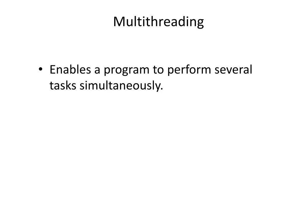 multithreading