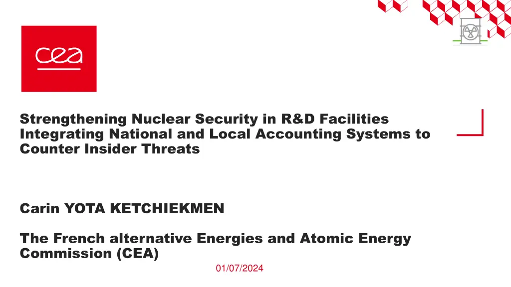 strengthening nuclear security in r d facilities