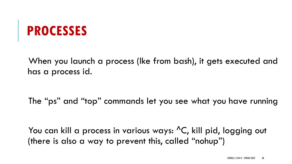 processes