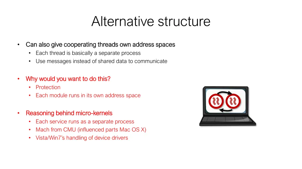 alternative structure